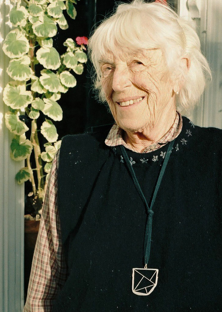 Patricia on the porch closeup